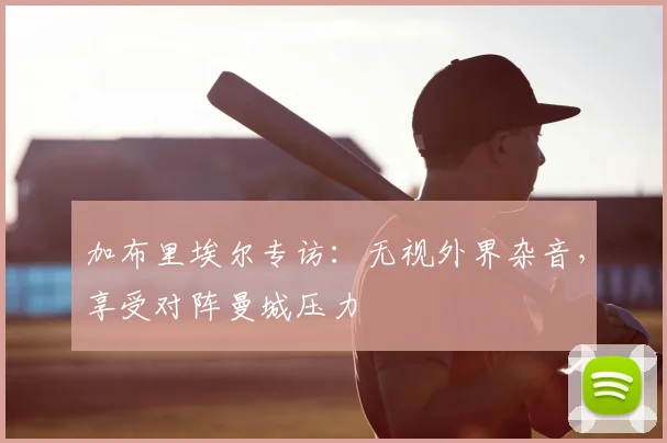 加布里埃尔专访:无视外界杂音,享受对阵曼城压力